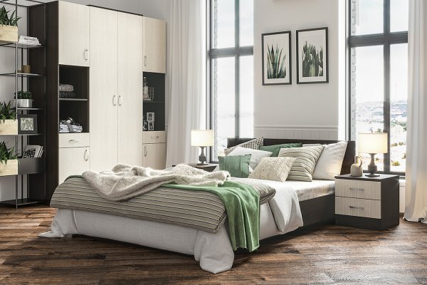 Кровать "РОНДА" 1,6*2,0 м с основанием ДСП (КР-160)